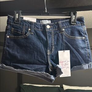 Vanilla Star Blue Jean Shorts Classic Cut-Off Style Size 9